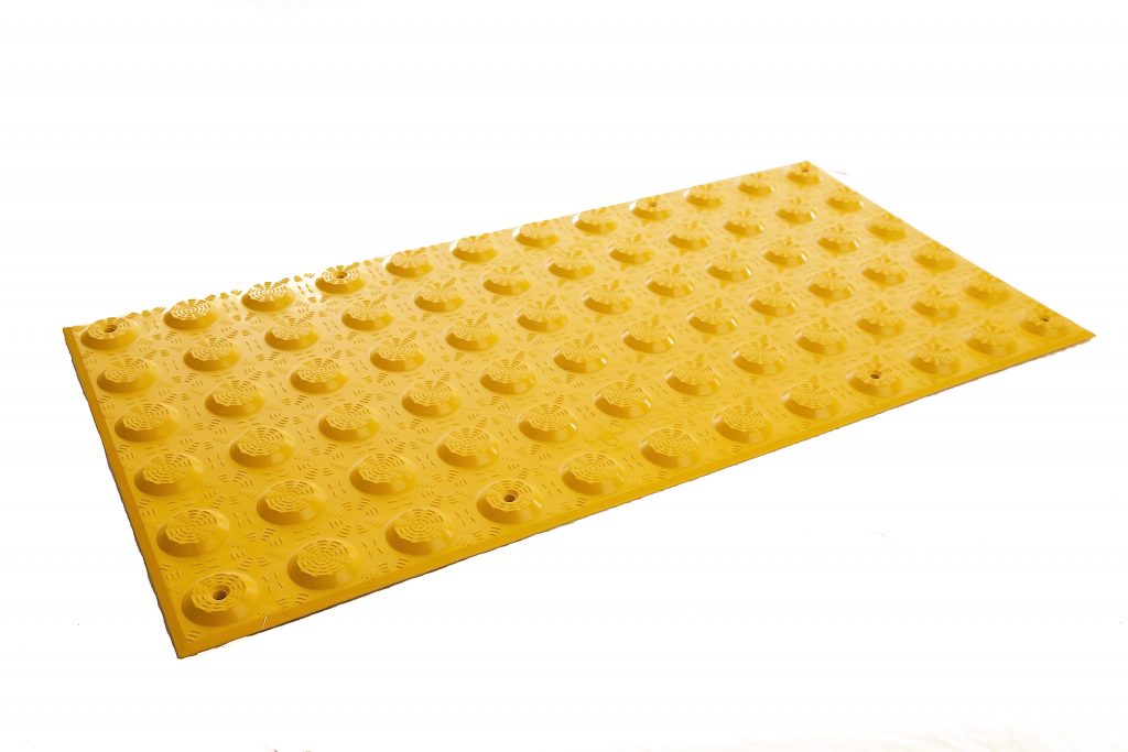 FRP Tactile Hazard Tile Safety Yellow Anz Civil